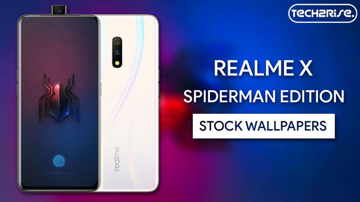 Download Realme X Spiderman Edition Stock Wallpapers