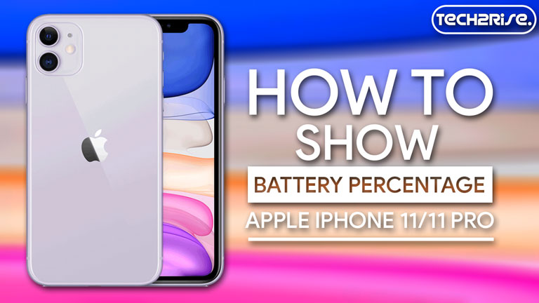How To Show Battery Percentage On iPhone 11
