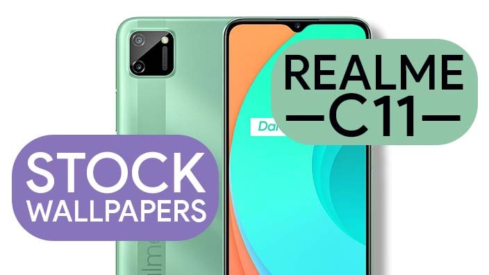 Realme C11 Stock Wallpapers