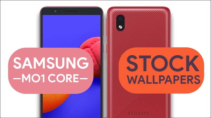 Samsung Galaxy M01 Core Stock Wallpapers