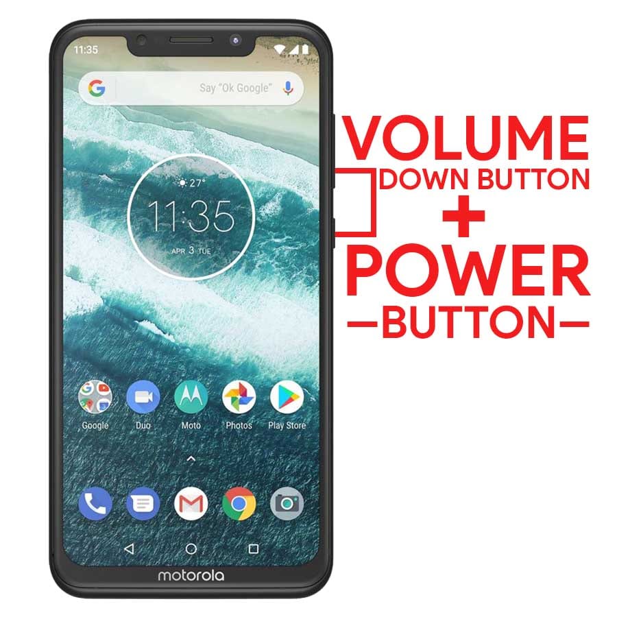 How To Take Screenshot In Motorola One Power 5 Easy WAYS!