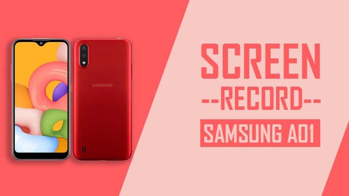 How to Screen Record On Samsung Galaxy A01 