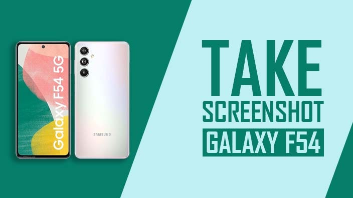 How to Take Screenshot on Samsung Galaxy F54
