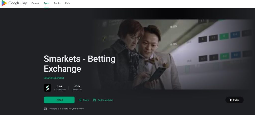 Smarkets android app