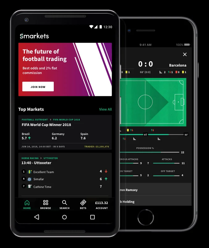 smarkets android+iphone